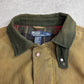 Polo by Ralph Lauren オイルドジャケット ハンティングジャケット XL オリーブ ワックスコットン ラルフローレン/3-18