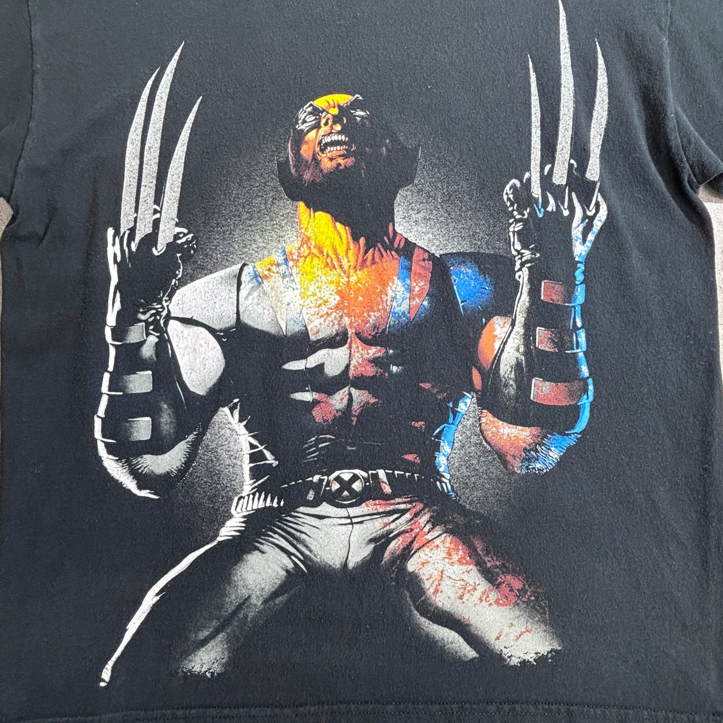 MARVEL “WOLVERINE” グラフィックTシャツ / ブラック / Mad Engine製 / Lサイズ/2-22