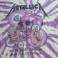 【METALLICA “The Shortest Straw” タイダイ バンドTシャツ】2021年コピーライト / LG / パープル×ホワイト/7-81