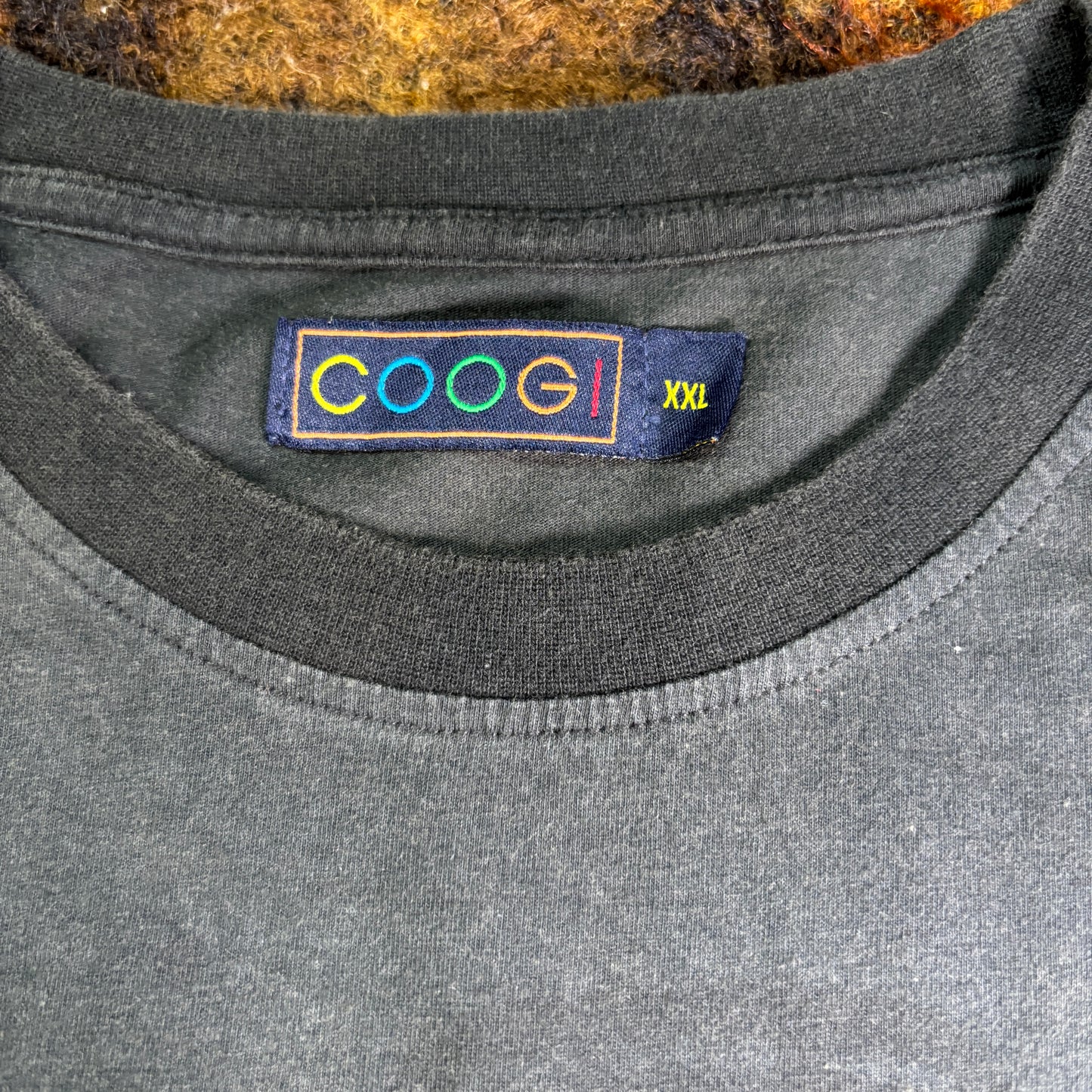 【00s 】COOGI 刺繍タイガーTシャツ XXL ブラック｜ヒップホップスタイル オールドスクール