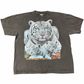 【WILD LIFE】ホワイトタイガー親子Tシャツ｜アニマルフォトリアルプリント