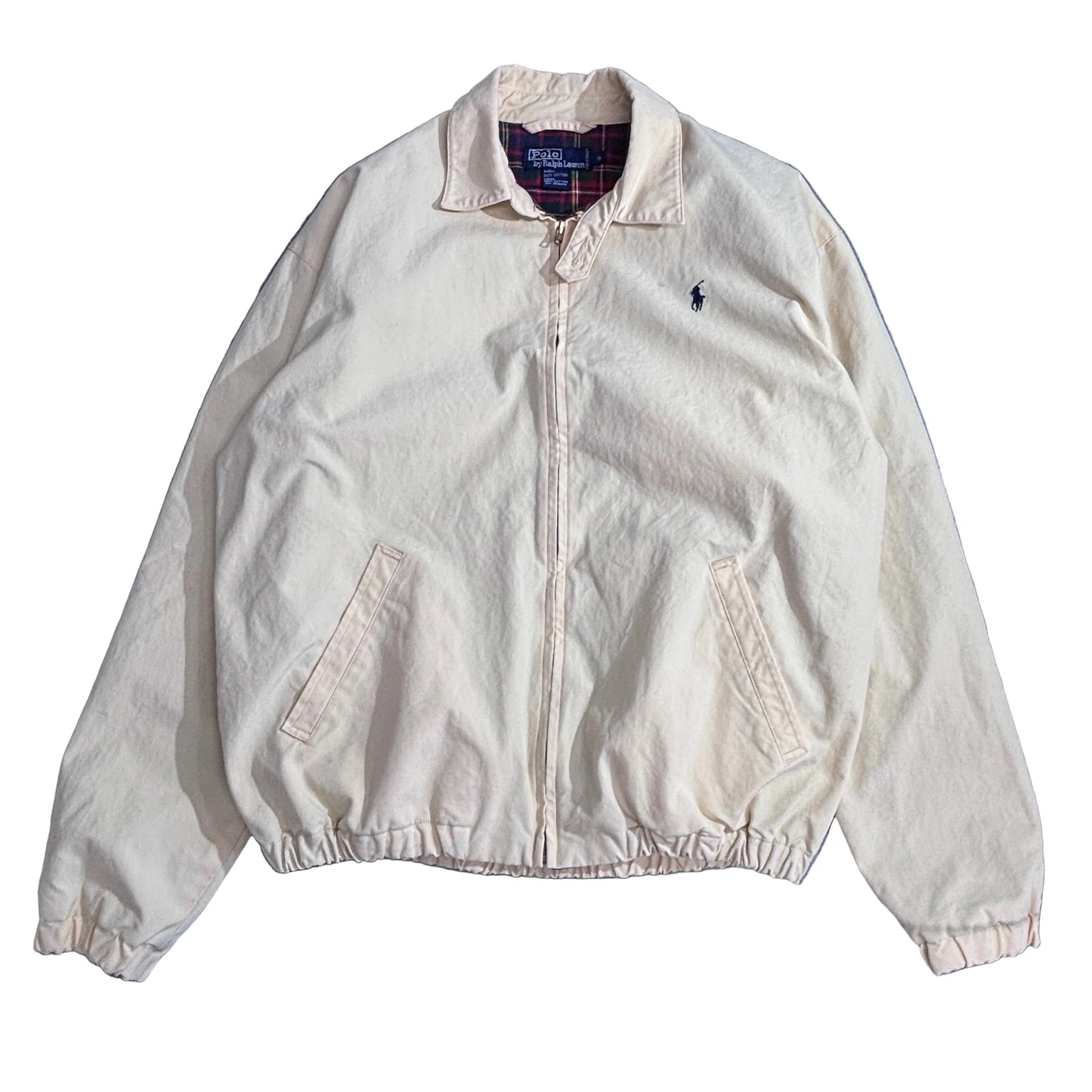 Polo by Ralph Lauren スウィングトップ / ラルフローレン チェックライナー ハリントンジャケット くすみイエロー Sサイズ1-2