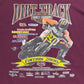 【Harley-Davidson Dirt Track Edition 2000 プリントTシャツ】ハーレーダビッドソン モーターサイクル バーガンディ 古着/8-3