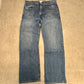 Levi’s SilverTab TRUE BOOT デニム W34 L32 メキシコ製 100%コットン ブーツカット Y2K ジップフライ 色落ち シルバータブ