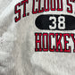 【USA製】Champion リバースウィーブ スウェット “ST. CLOUD STATE HOCKEY” XL 霜降りグレー　　　　　90s