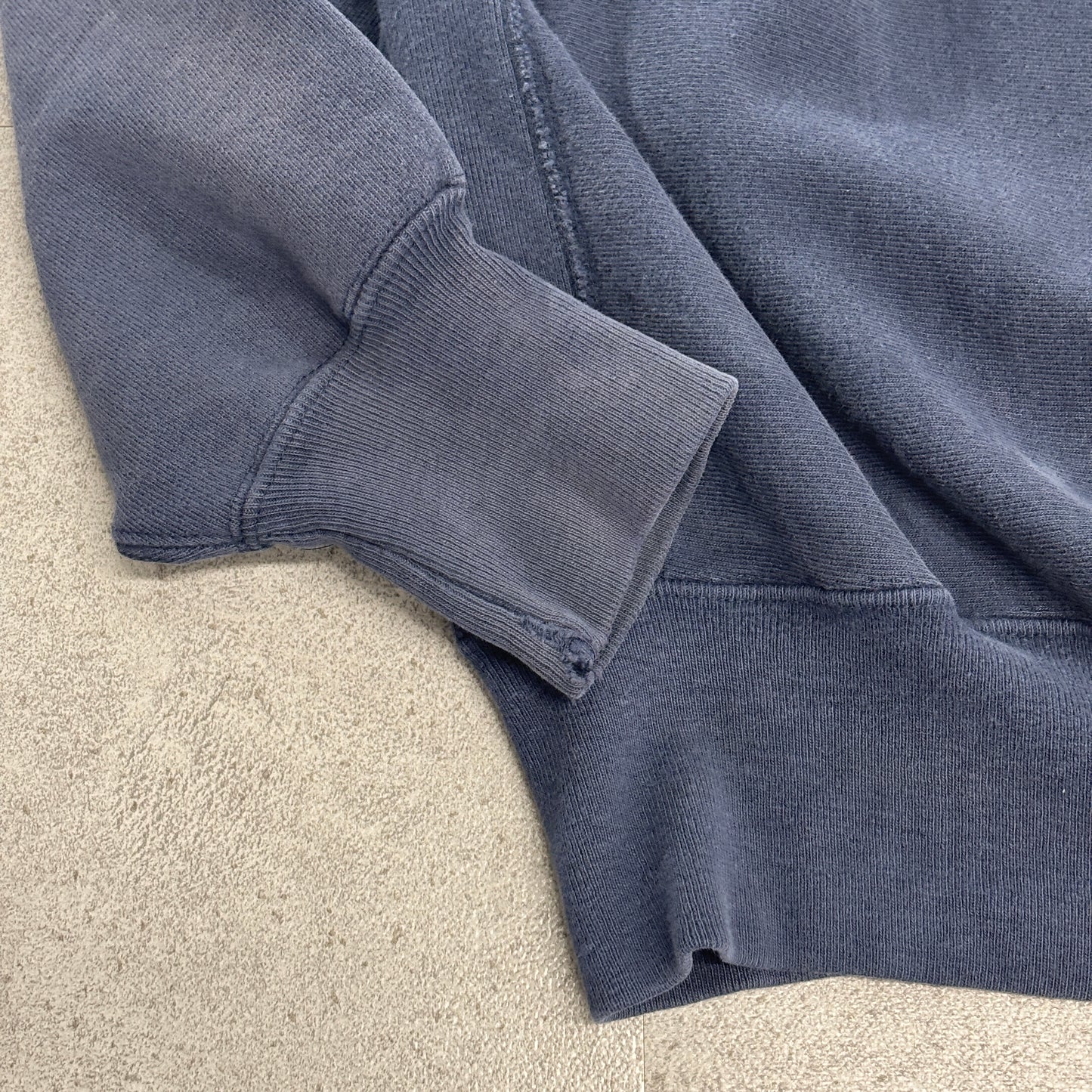 【90s USA製】Champion Reverse Weave スウェット XL 紺×イエロー ノートルダム大学 フットボール リバースウィーブ　フェード