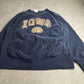 【Champion】トリコタグ USA製 Reverse Weave “IOWA” カレッジスウェット ネイビー LARGE 90s チャンピオン リバースウィーブ アイオワ大学 古着