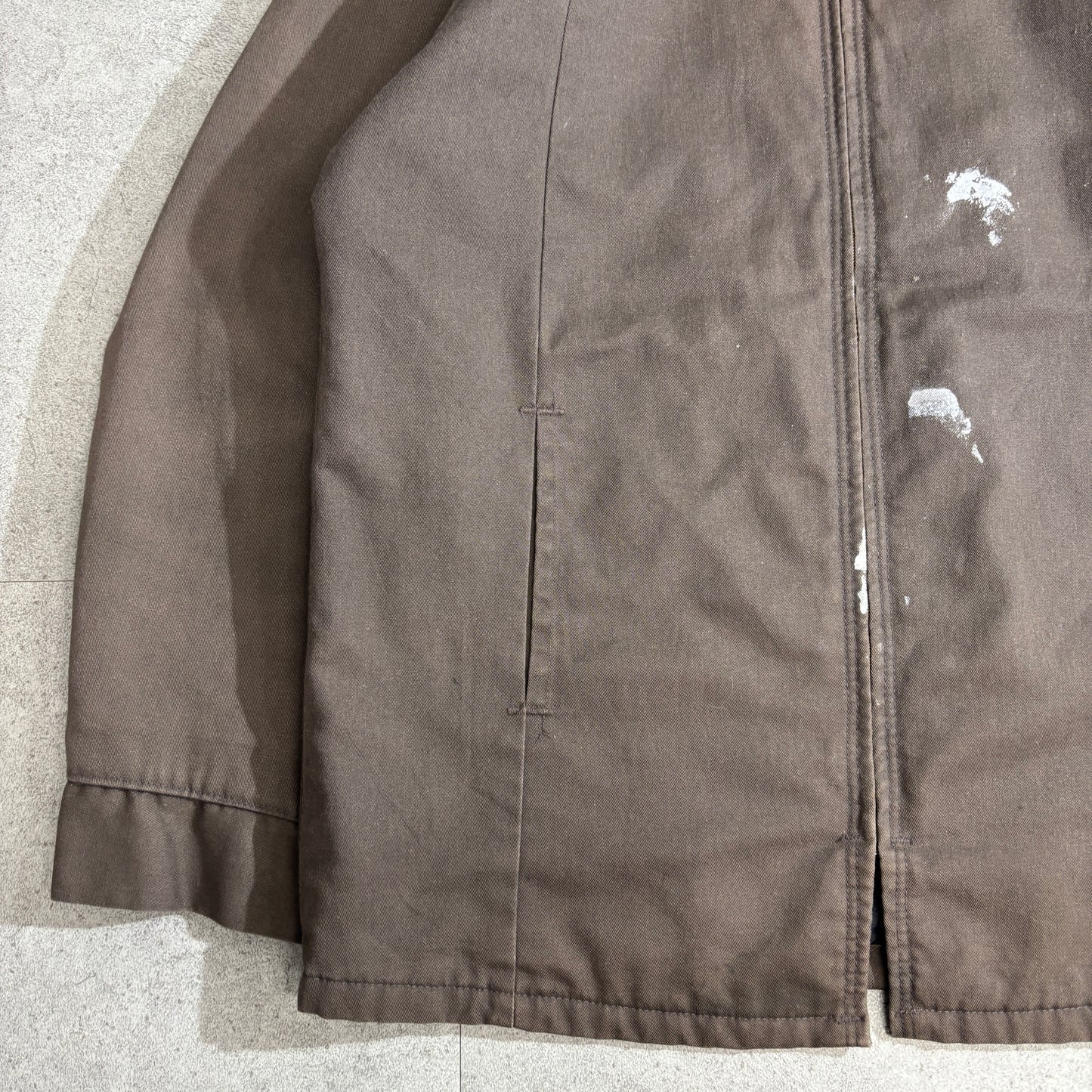 Red Kap USA製 TALONジップ ブラウン ワークジャケット 80s〜90s 裏キルティング M-RG