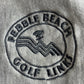 【Champion】トリコタグ USA製 Reverse Weave “PEBBLE BEACH GOLF LINKS” 刺繍スウェット グレー L チャンピオン リバースウィーブ アメリカ製 90s ゴルフ ヴィンテージ