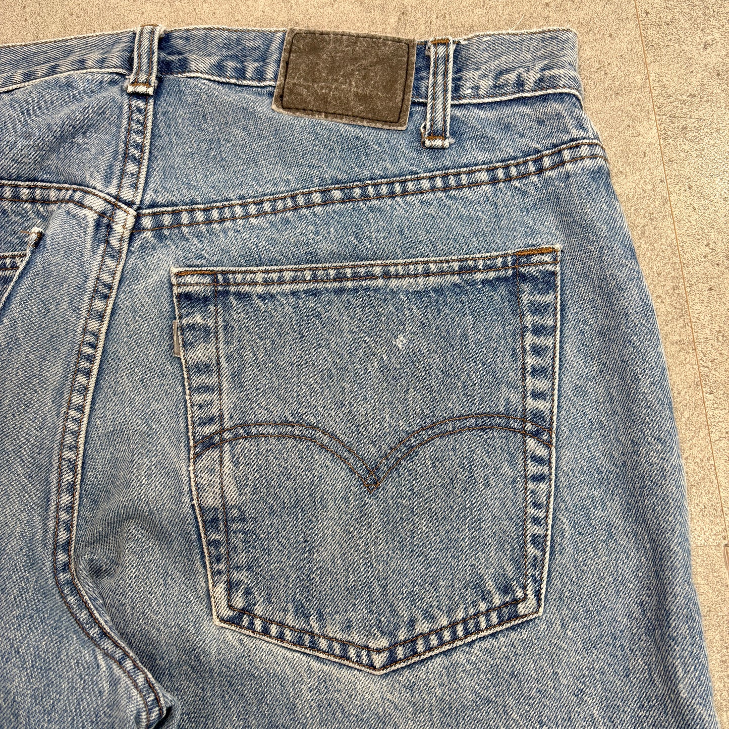 Levi’s SilverTab BAGGY デニム W36 L34 香港製 100%コットン ライトブルー ワイド 90s ヴィンテージ
