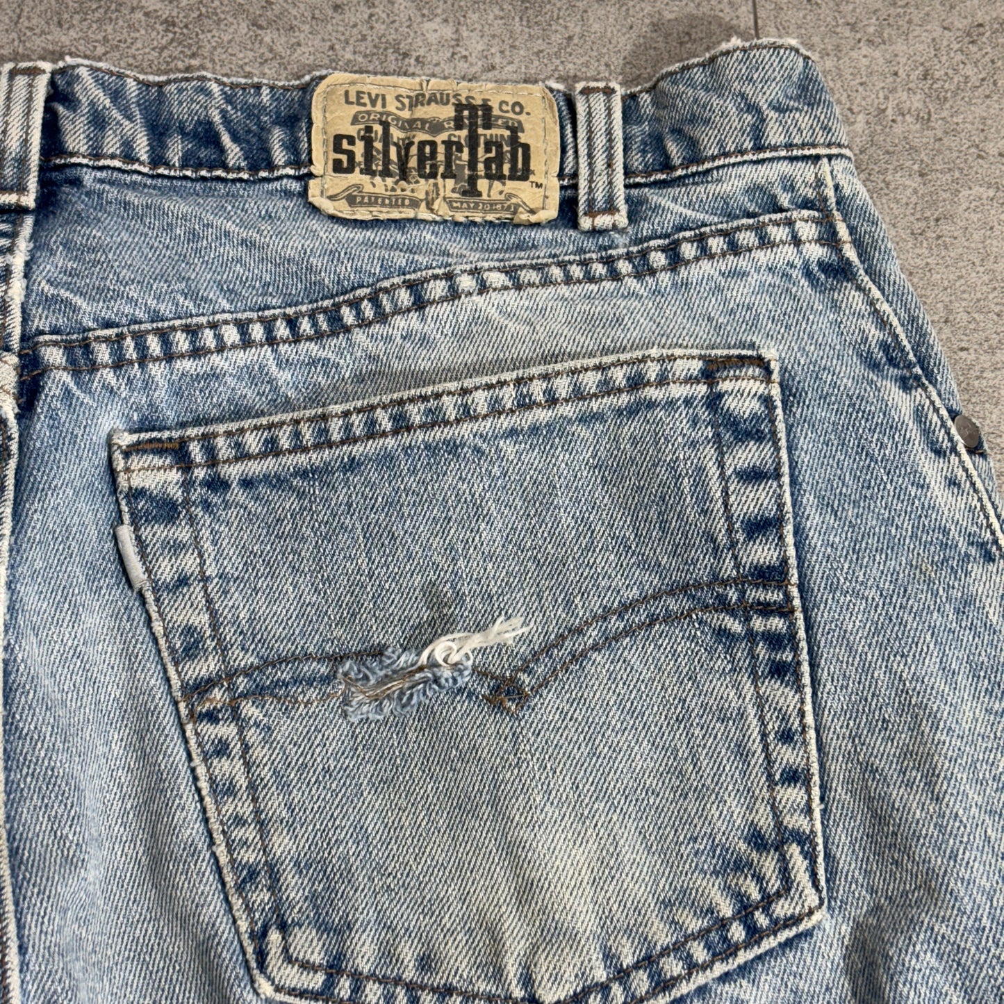 Levi’s SILVER TAB “LEAN” デニムパンツ W36 L32 USA製 90s リーバイス シルバータブ