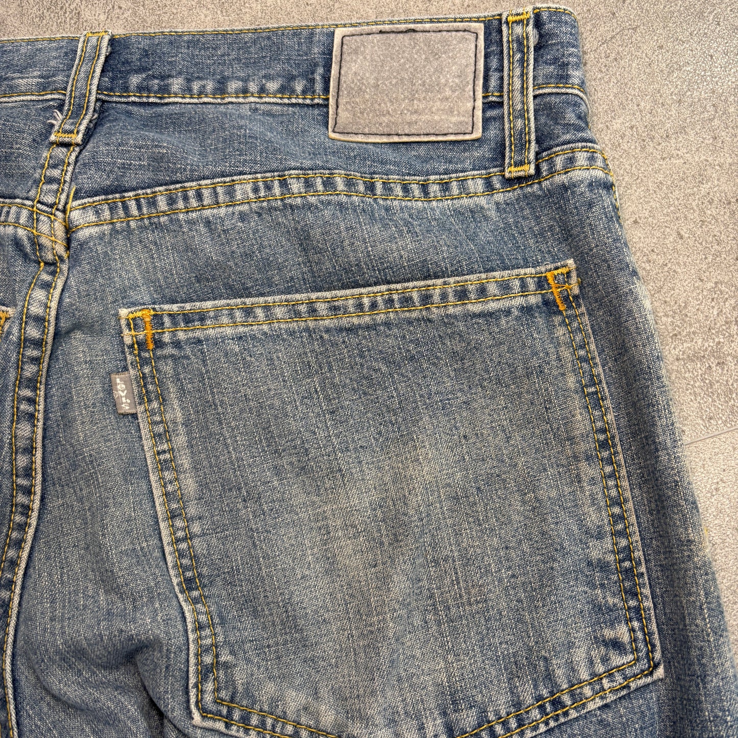 Levi’s SilverTab BAGGY デニム W34 L32 メキシコ製 100%コットン ワイド バギー 90s〜Y2K フェード 古着