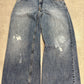 Levi’s 569® Loose Straight デニム W36 L30 レッドタブ ライトインディゴ ダメージ/ヒゲ/アタリ 00s ジップフライ