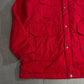 Amana × Woolrich USA製 マウンテンパーカ／フィールドジャケット レッド L｜80s-90s ダブルネーム期／ウールライニング仕様で