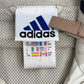 【90s ヴィンテージ】adidas アディダス トラックジャケット ホワイト 刺繍ロゴ Mサイズ相当