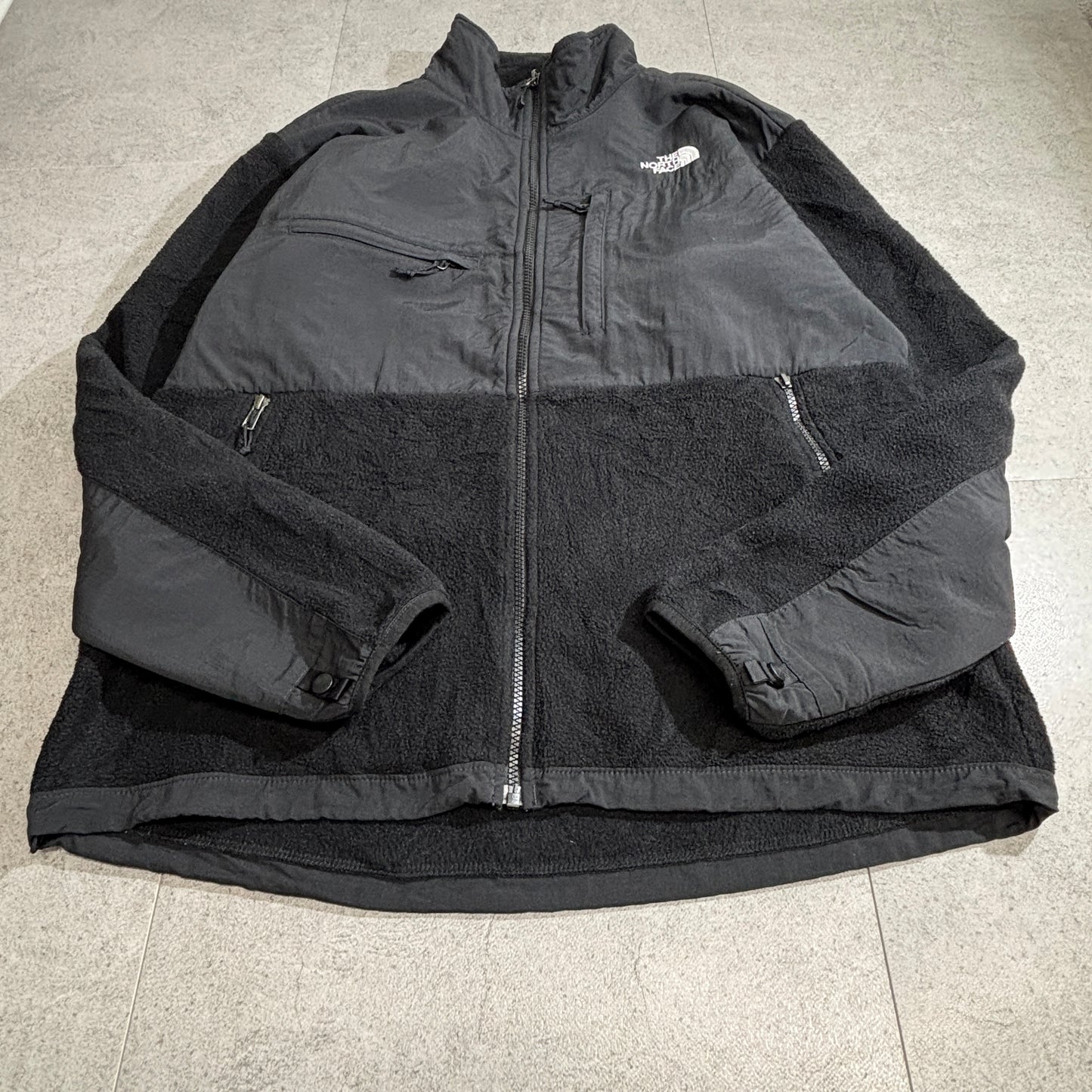 【THE NORTH FACE】Denali Jacket ブラック Lサイズ POLARTEC リサイクルフリース デナリジャケット ノースフェイス アウトドア 古着