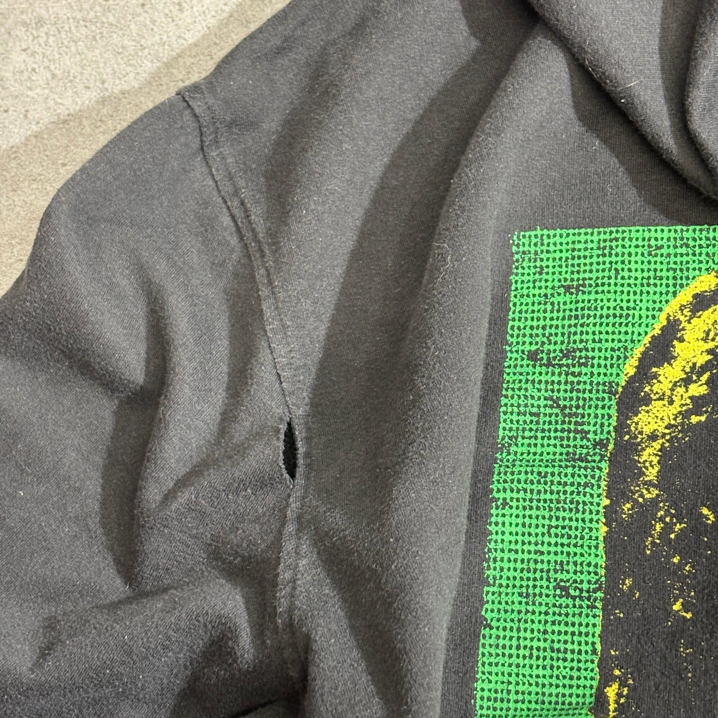 Bob Marley × ZION ROOTSWEAR バックプリント プルオーバーパーカー ブラック XL レゲエ スウェットフーディ