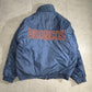 90s PRO PLAYER DENVER BRONCOS ナイロンジャケット ネイビー×オレンジ 刺繍ロゴ NFL公式モデル リバーシブル