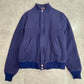 【90s USA製】L.L.Bean ウールジャケット ネイビー チェックライナー付き Mサイズ