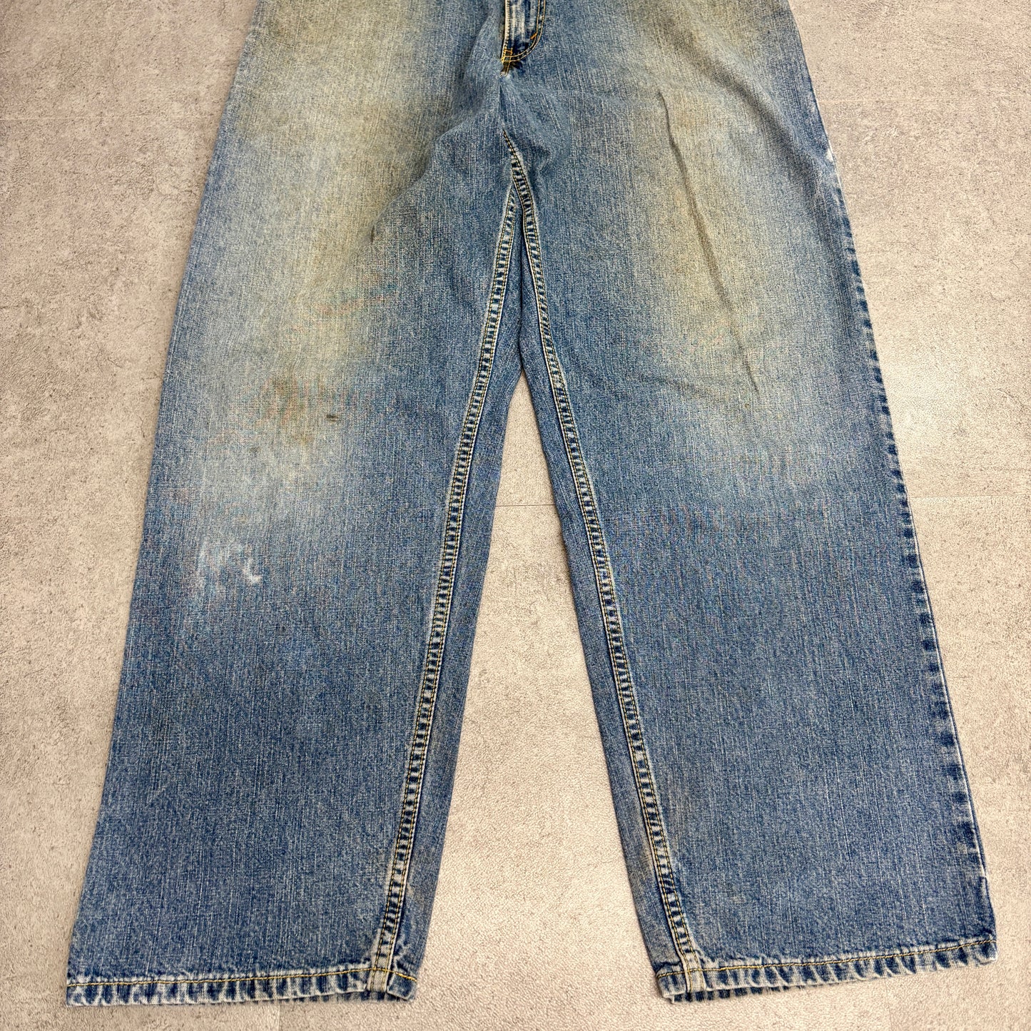 Levi’s SilverTab BAGGY デニム W34 L32 メキシコ製 100%コットン ワイド バギー 90s〜Y2K フェード 古着