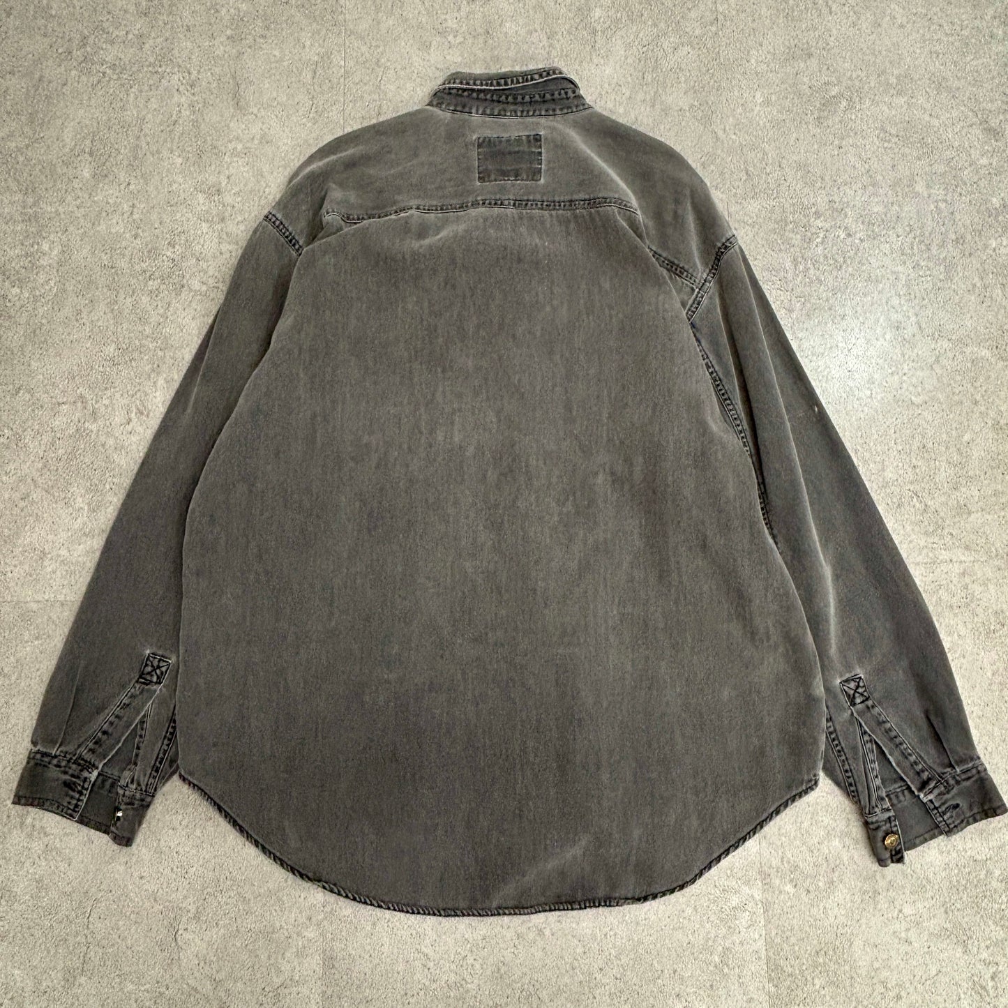 【90s〜Y2K】Levi’s リーバイス デニムシャツ ブラック系 Lサイズ ヴィンテージ オーバーサイズシャツ