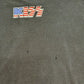 KISS バンドTシャツ 2005年製 アメリカ国旗ロゴ×メンバー集合プリント JERZEES XL ブラック ロックT