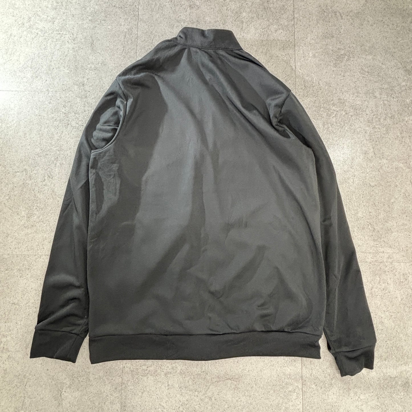 【90s〜00s】adidas アディダス トラックジャケット ブラック Lサイズ相当 カンボジア製 3ストライプ ジャージトップ