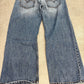 Levi’s 569® Loose Straight デニム W36 L30 レッドタブ ライトインディゴ ダメージ/ヒゲ/アタリ 00s ジップフライ