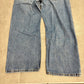 Levi’s 569® Loose Straight デニム W38 L30 ライトインディゴ レッドタブ 色落ち/裾スレ/小リペア 00s ジップフライ