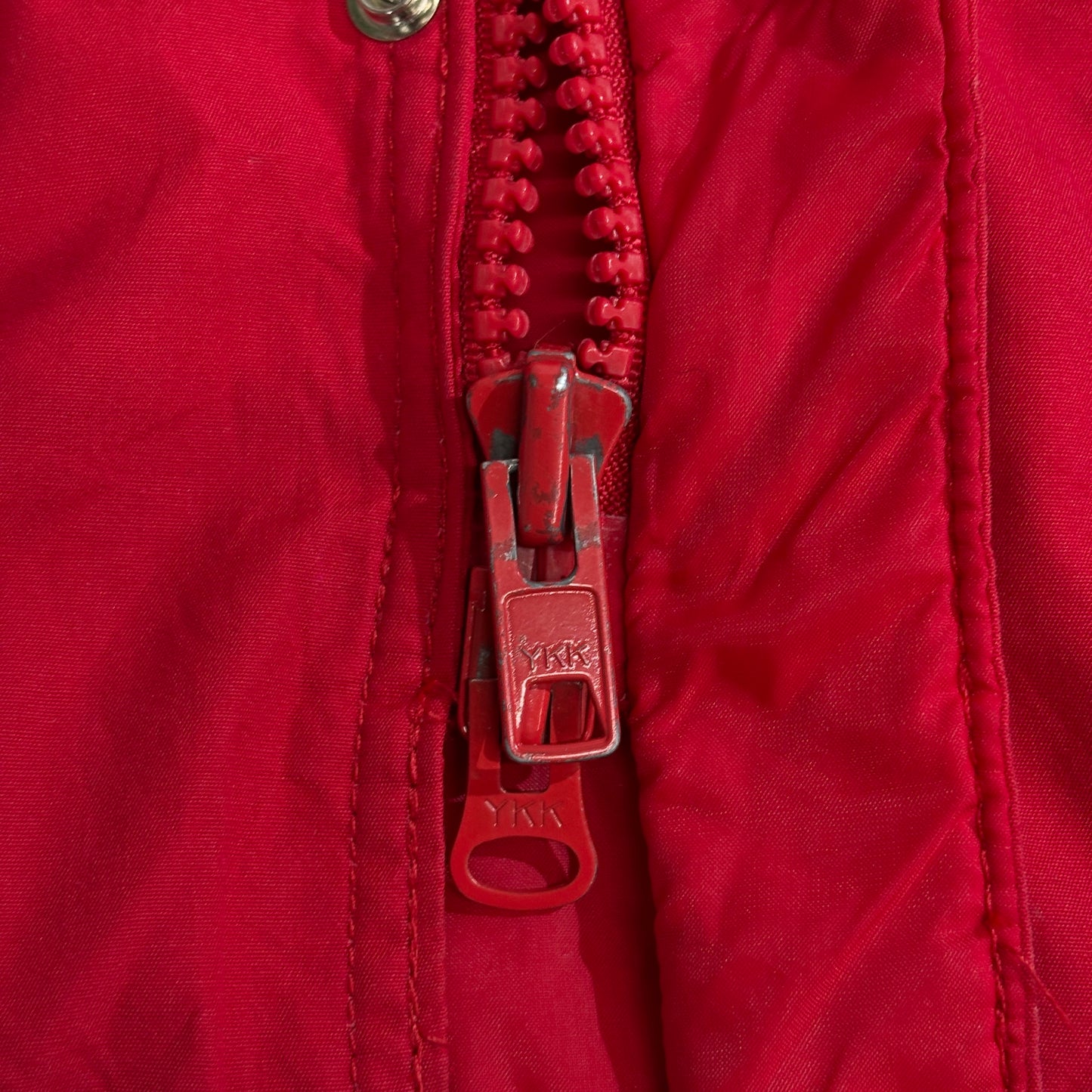 Amana × Woolrich USA製 マウンテンパーカ／フィールドジャケット レッド L｜80s-90s ダブルネーム期／ウールライニング仕様で