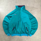 90s Columbia リバーシブル 3M Thinsulate 中綿ナイロンジャケット パープル×ティール M スリランカ製 “Radial Sleeve™”