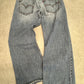 Levi’s 569® Loose Straight デニム W36 L30 レッドタブ ライトインディゴ ダメージ/ヒゲ/アタリ 00s ジップフライ
