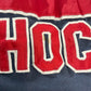 【USA製 80s～90s Champion】リバースウィーブスウェット “USA HOCKEY” 刺繍ロゴ ネイビー XL