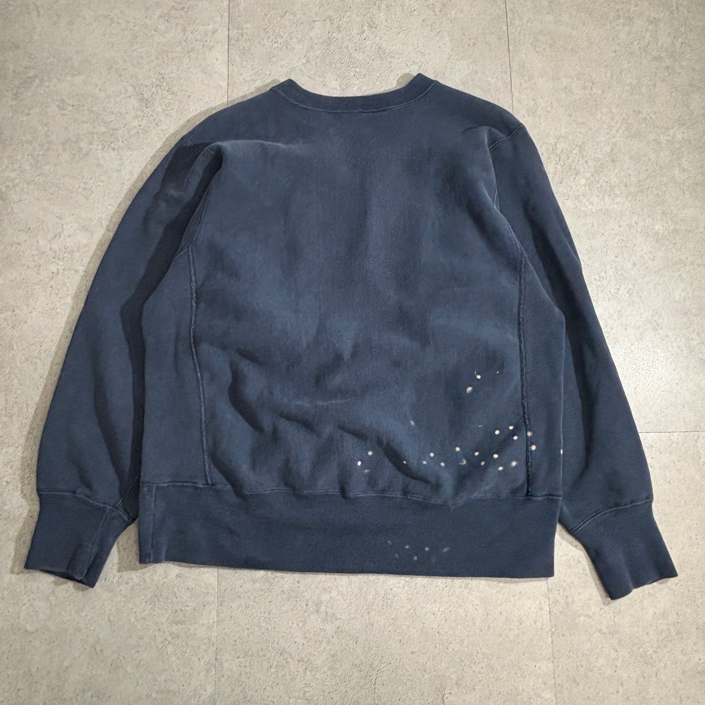 【Champion】トリコタグ USA製 Reverse Weave “IOWA” カレッジスウェット ネイビー LARGE 90s チャンピオン リバースウィーブ アイオワ大学 古着