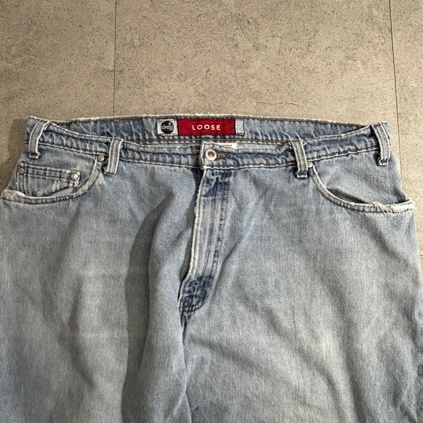 Levi’s SILVER TAB “LOOSE” デニムパンツ W40 L32 USA製 90s リーバイス シルバータブ ルーズフィット