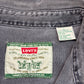 【90s〜Y2K】Levi’s リーバイス デニムシャツ ブラック系 Lサイズ ヴィンテージ オーバーサイズシャツ