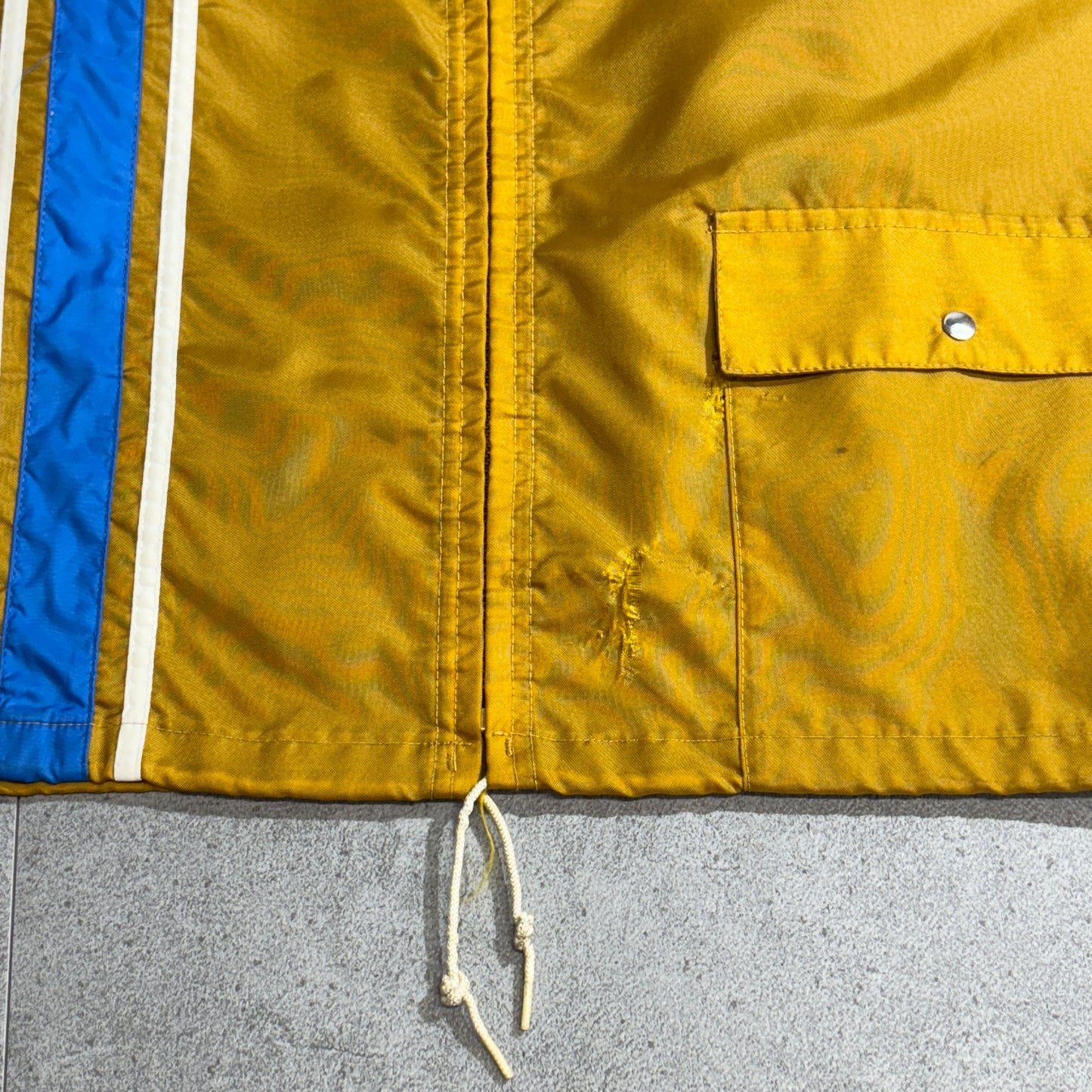 Richman Brothers Ford Mustang 刺繍ワッペン ナイロンレーシングジャケット 60s〜70s TALONジップ USA製