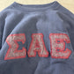 【USA製 90s ヴィンテージ】Champion Reverse Weave スウェット ネイビー Lサイズ ギリシャ文字 ΣΑΕ 刺繍 カレッジデザイン