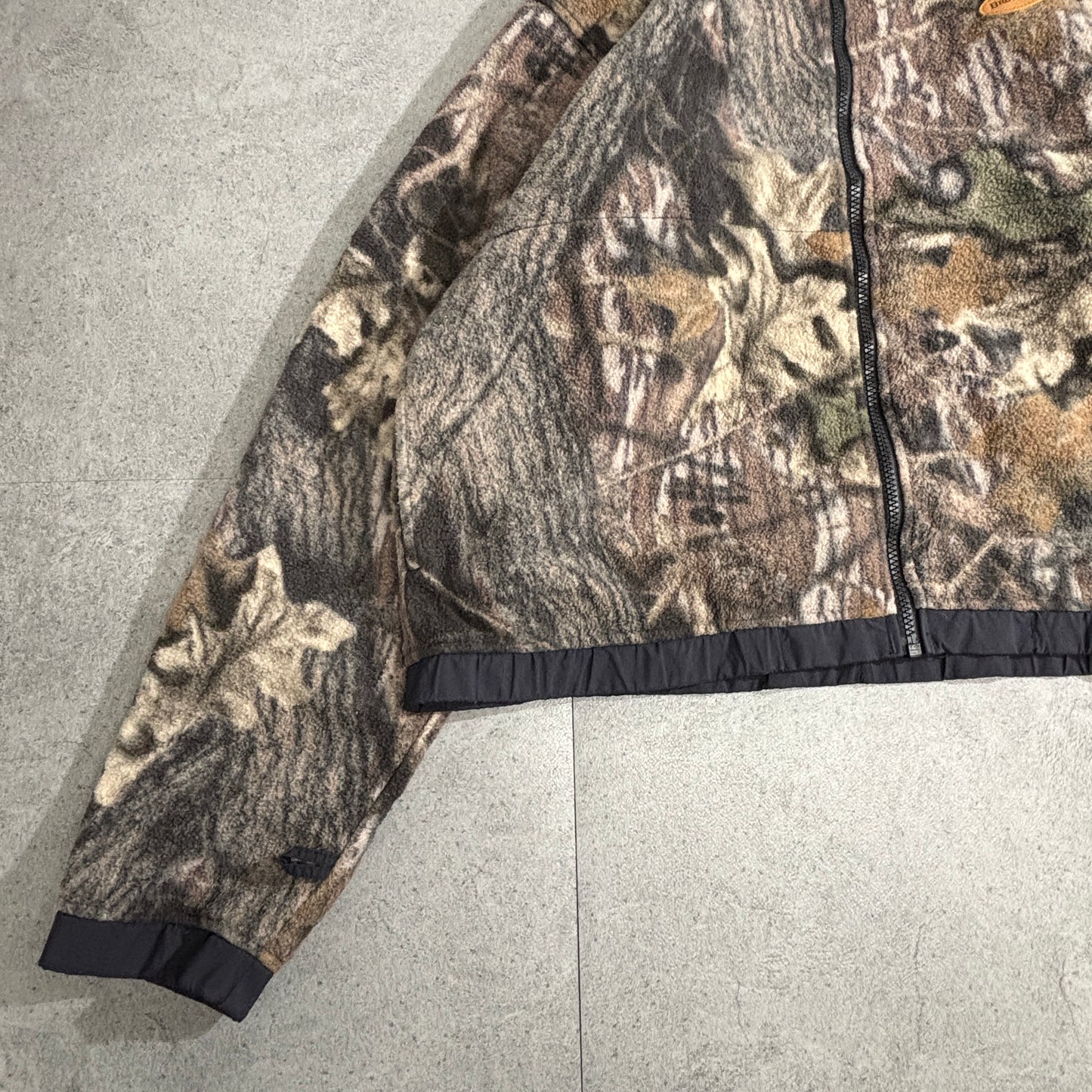 BROWNING リアルツリーカモ フリースジャケット Lサイズ｜ハンティング×アウトドアスタイル／USAアウトドアブランド／フルジップ仕様