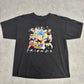 【ドラゴンボール×FRIENDS パロディ】人気キャラ大集合プリントTシャツ