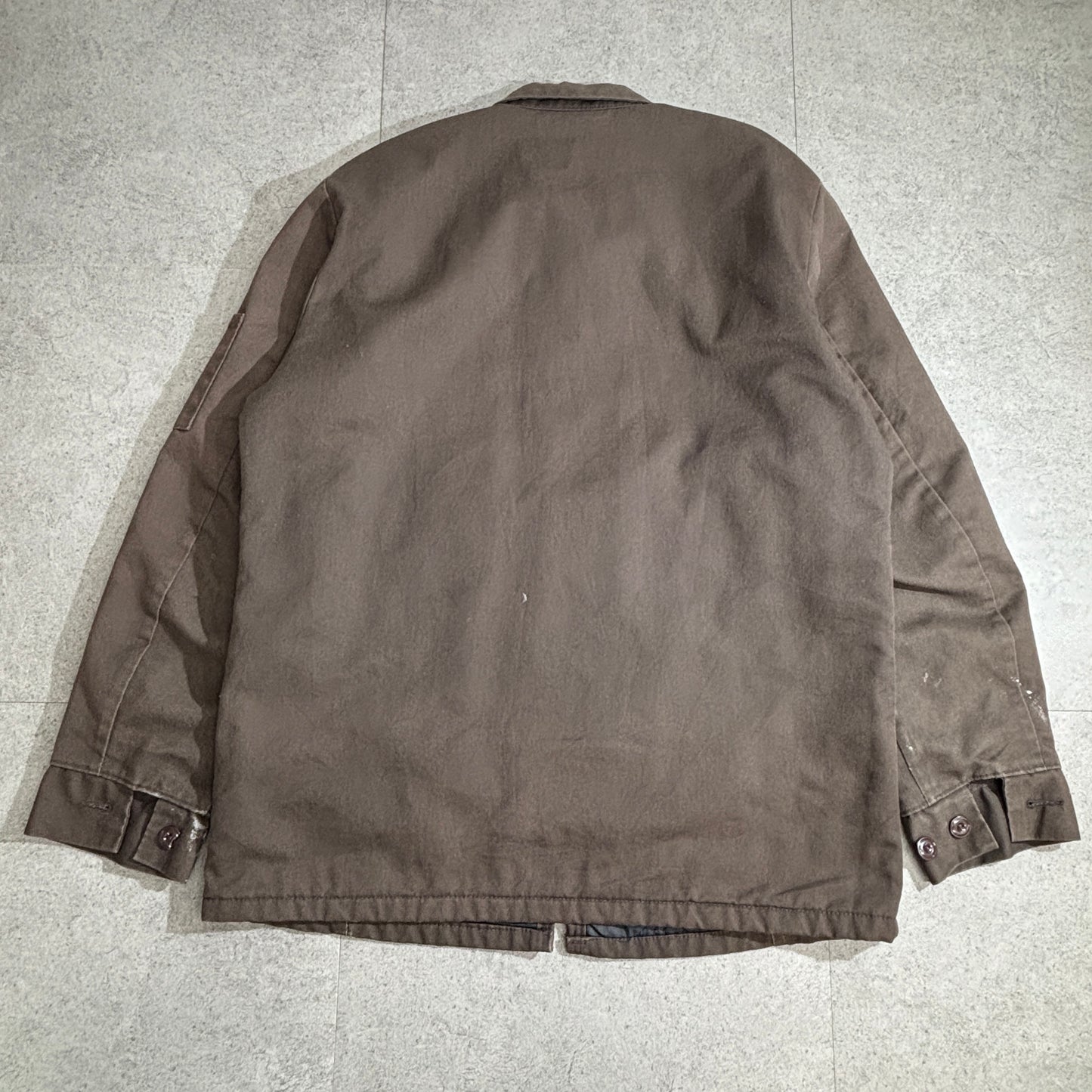 Red Kap USA製 TALONジップ ブラウン ワークジャケット 80s〜90s 裏キルティング M-RG