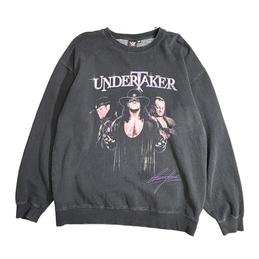 WWE UNDERTAKER アンダーテイカー プリントスウェット ブラック M プロレス レジェンドレスラー