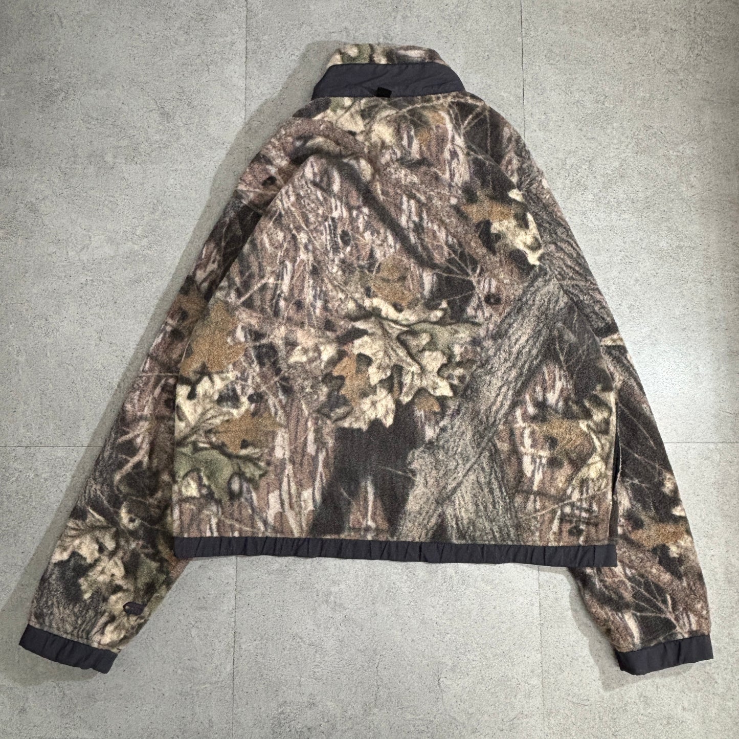 BROWNING リアルツリーカモ フリースジャケット Lサイズ｜ハンティング×アウトドアスタイル／USAアウトドアブランド／フルジップ仕様