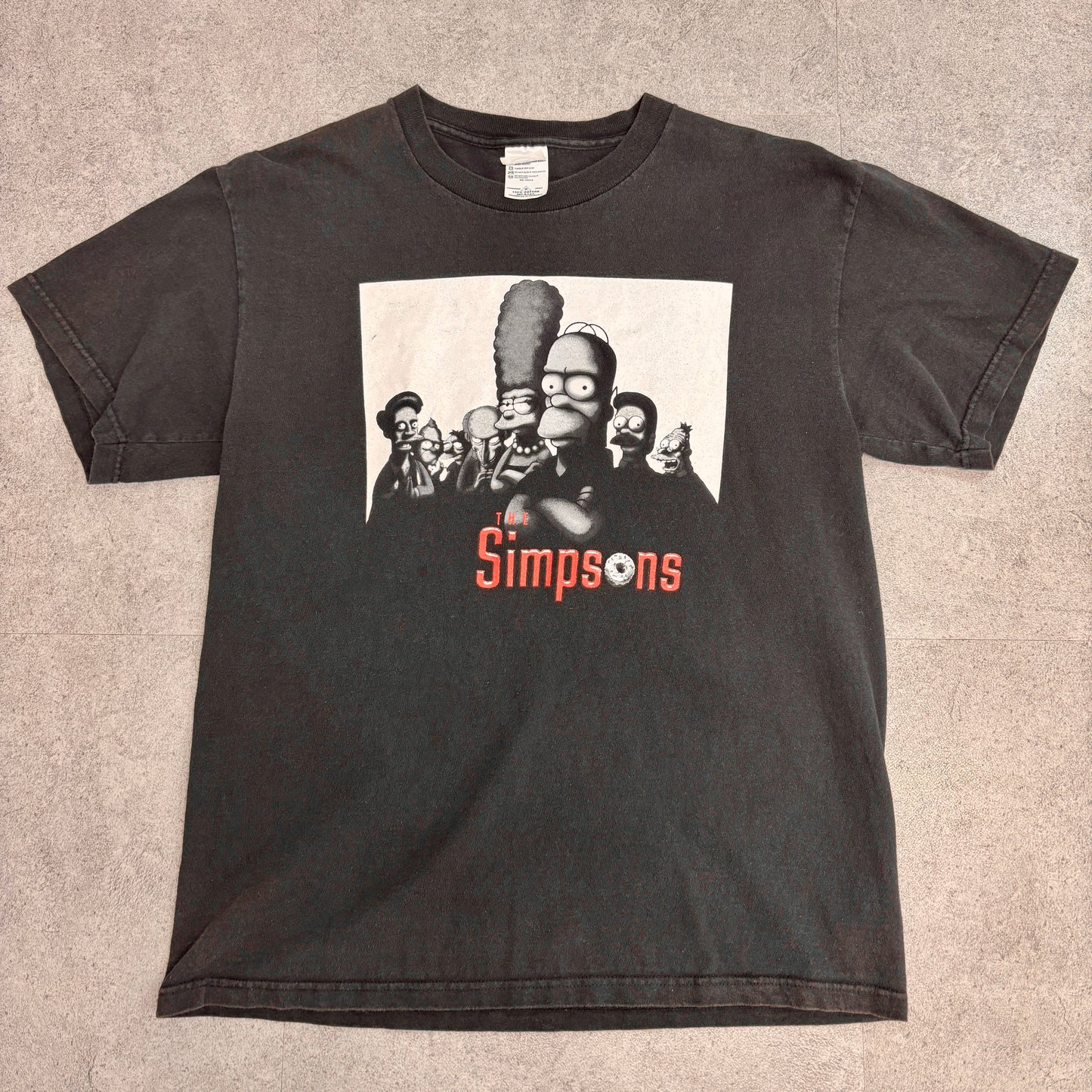 The Simpsons × ゴッドファーザー風 パロディTシャツ　DELTAボディ