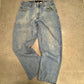 Levi’s SilverTab BAGGY デニム W36 L34 香港製 100%コットン ライトブルー ワイド 90s ヴィンテージ