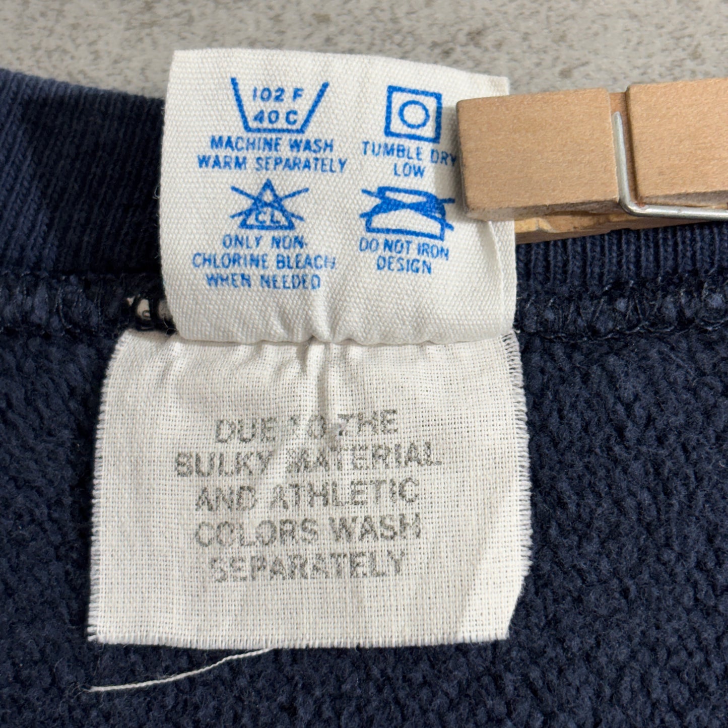 【Champion】トリコタグ USA製 Reverse Weave “IOWA” カレッジスウェット ネイビー LARGE 90s チャンピオン リバースウィーブ アイオワ大学 古着