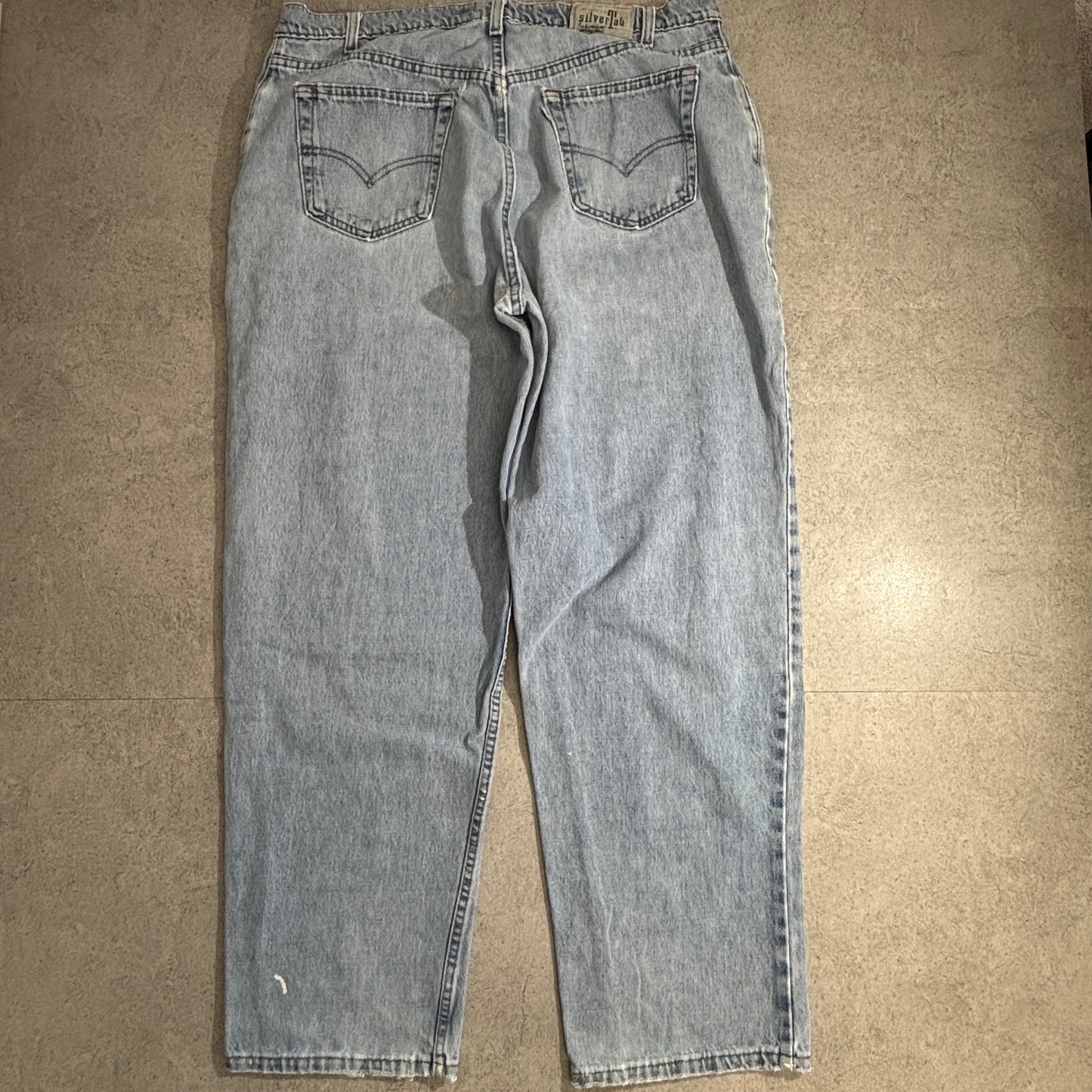 Levi’s SILVER TAB “LOOSE” デニムパンツ W40 L32 USA製 90s リーバイス シルバータブ ルーズフィット