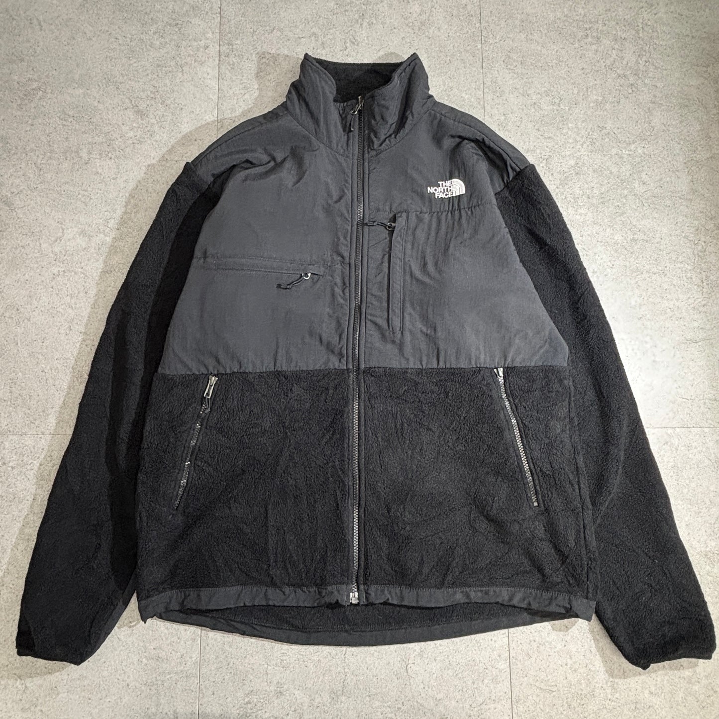 【THE NORTH FACE】Denali Jacket ブラック Lサイズ POLARTEC リサイクルフリース デナリジャケット ノースフェイス アウトドア 古着