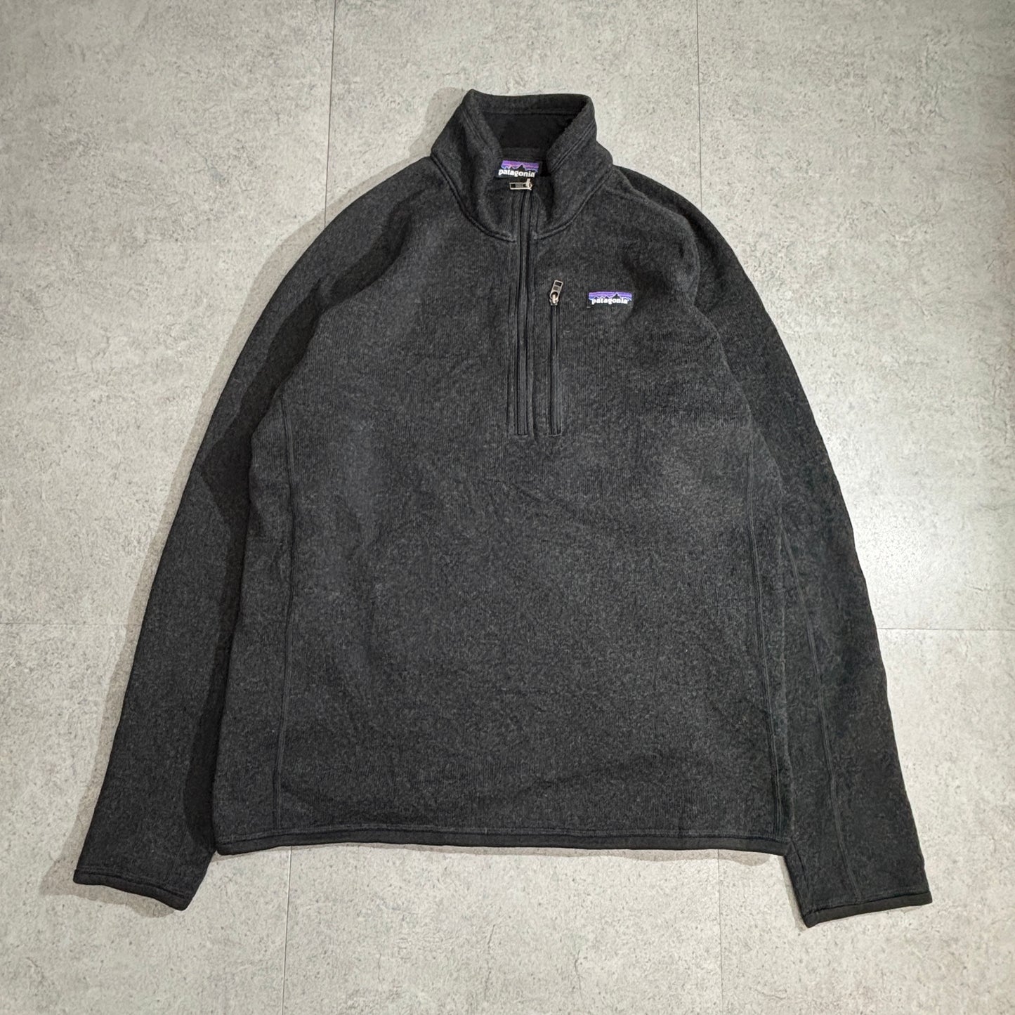 Patagonia パタゴニア フリース プルオーバー ハーフジップ ブラック Lサイズ
