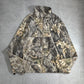 Columbia 迷彩フリース ジャケット XL メンズ｜フルジップ/ハイネック/ドローコード裾｜ハンティングカモ(RealTree系)